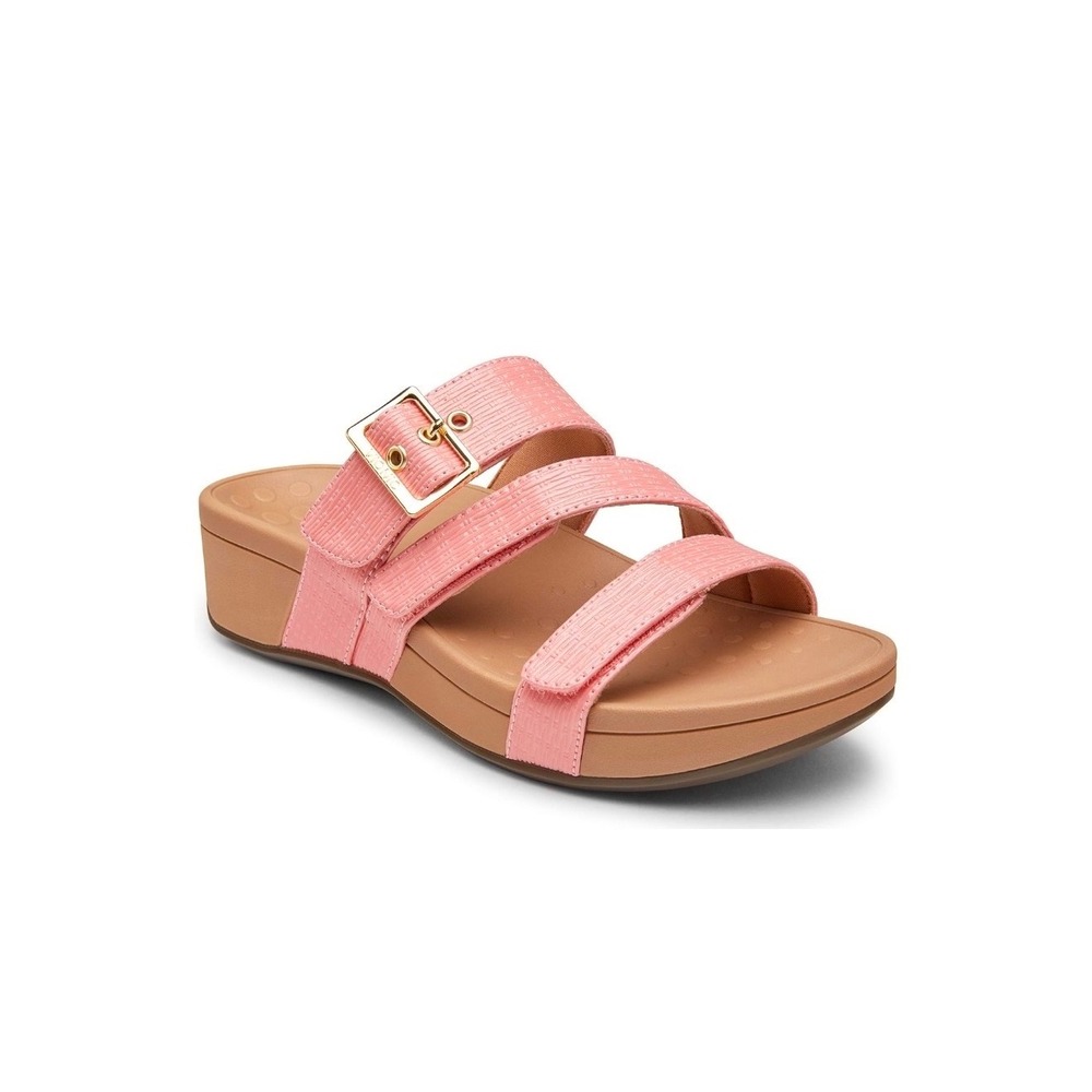Vionic Sandals Pacific Rio Platform Coral Pink size 6